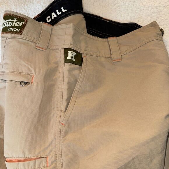 Howler Brothers Men's Heed the Call - Horizon Shorts - Khaki Sz 31- Preowned - Picture 4 of 6